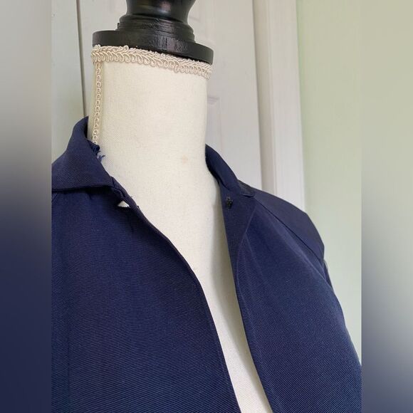 1950s Midnight Blue Petti Short Coat - Picture 4 of 8